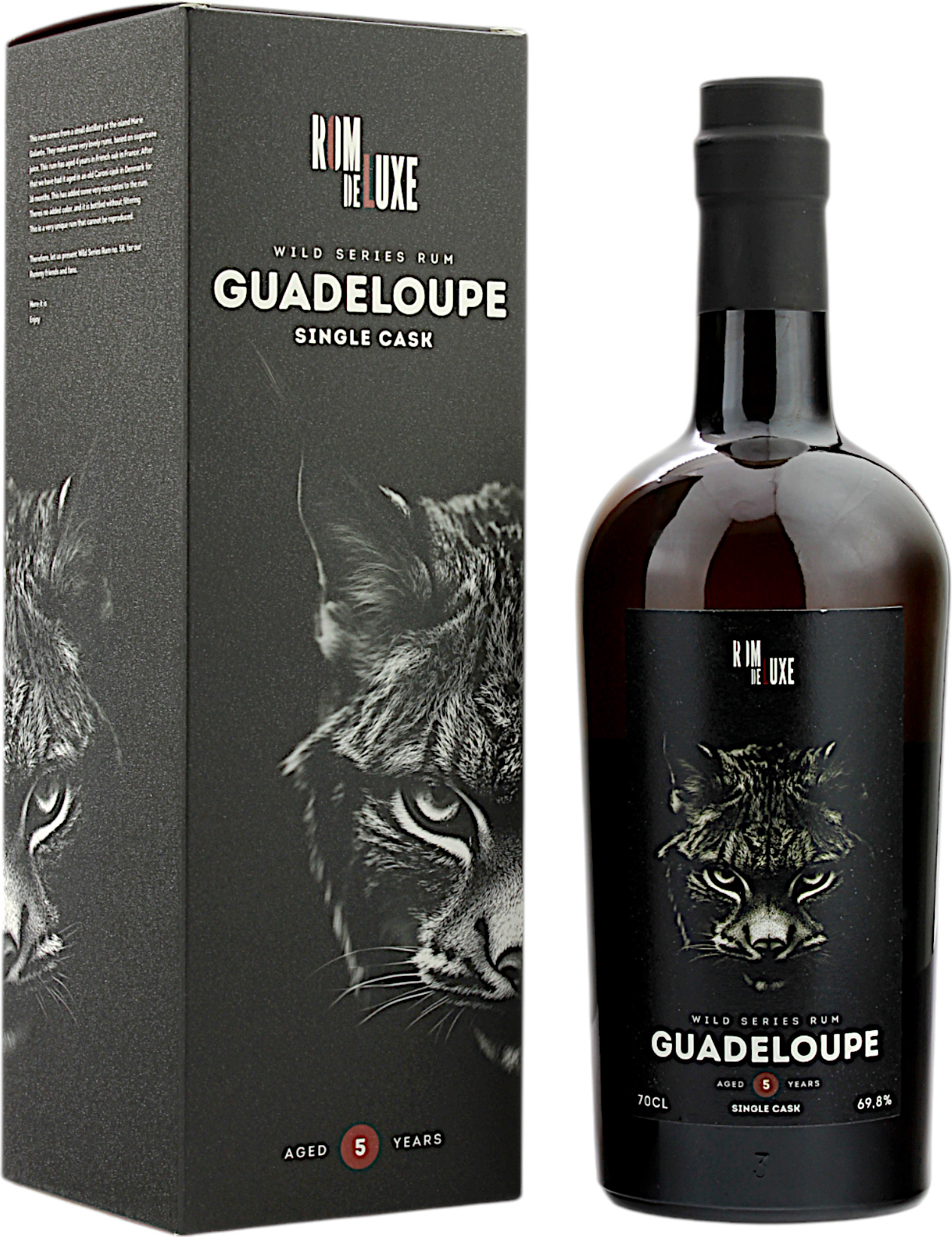 Guadeloupe 5 Jahre 2019/2024 Wild Series No.58 RomDeLuxe 69.8% 0,7l