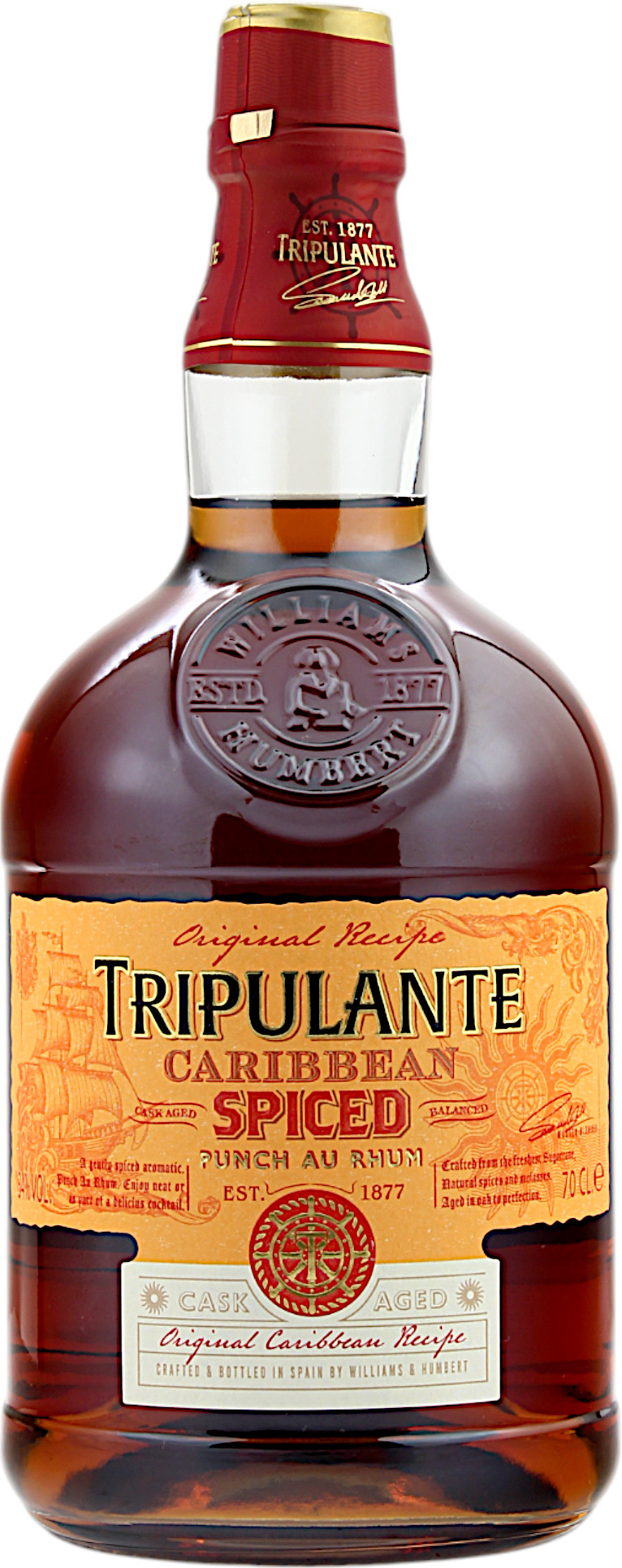 Tripulante Caribbean Spiced Punch au Rhum 34.0% 0,7l