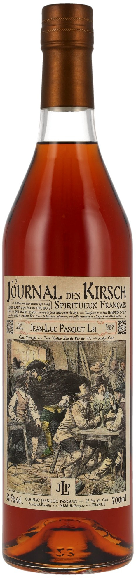 Jean Luc Pasquet Fins Bois L81 Hampden Cask Finish 52.5% 0,7l