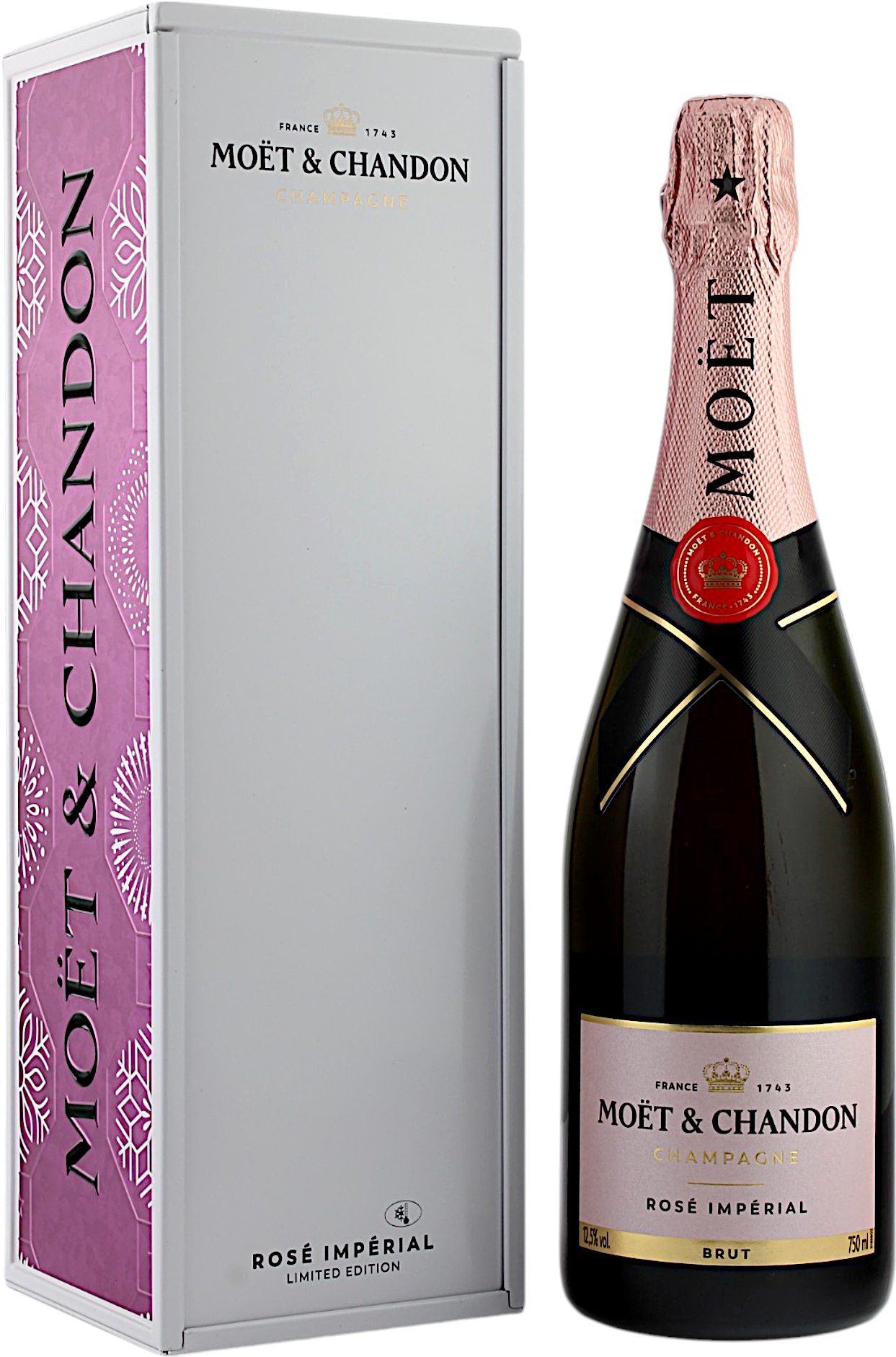 Moet & Chandon Rose Imperial Brut Limited Edition Metallbox 12.0% 0,75l