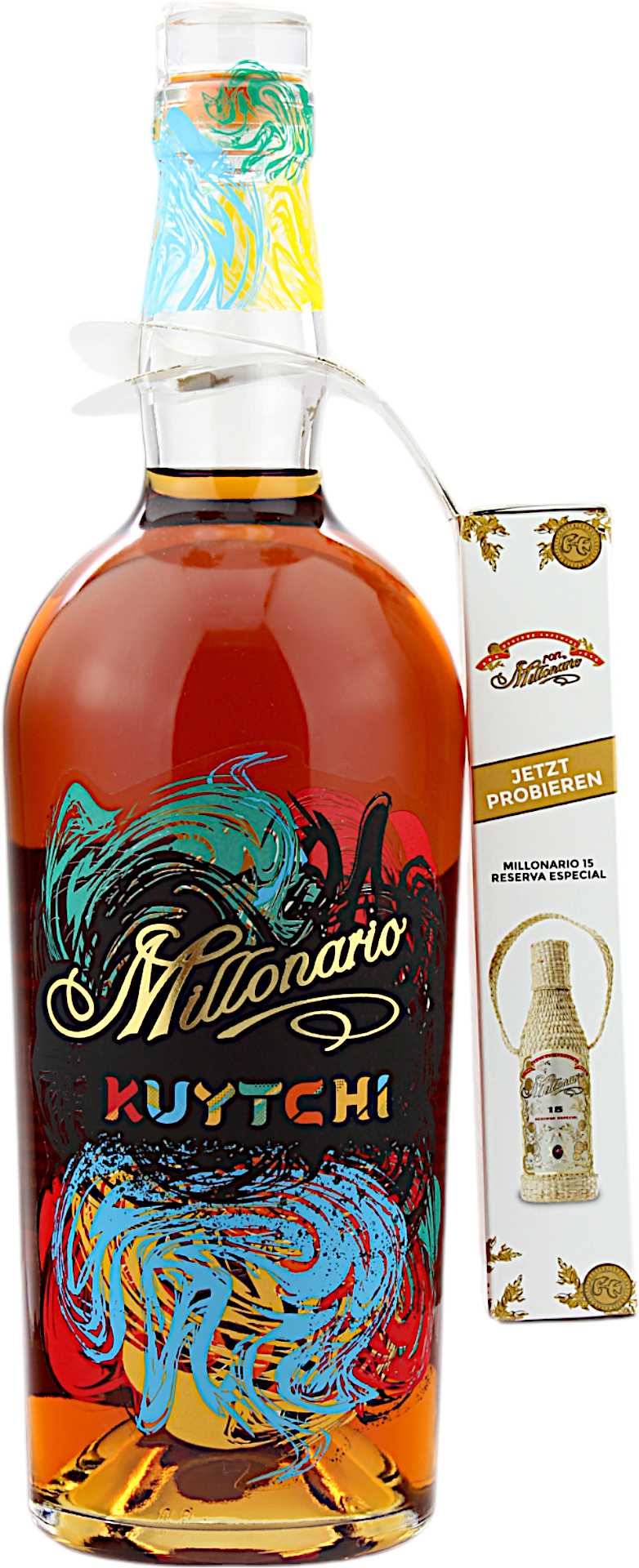 Ron Millonario Kuytchi mit Millonario 15 Reserva Especial Miniatur 40.0% 0,75l 