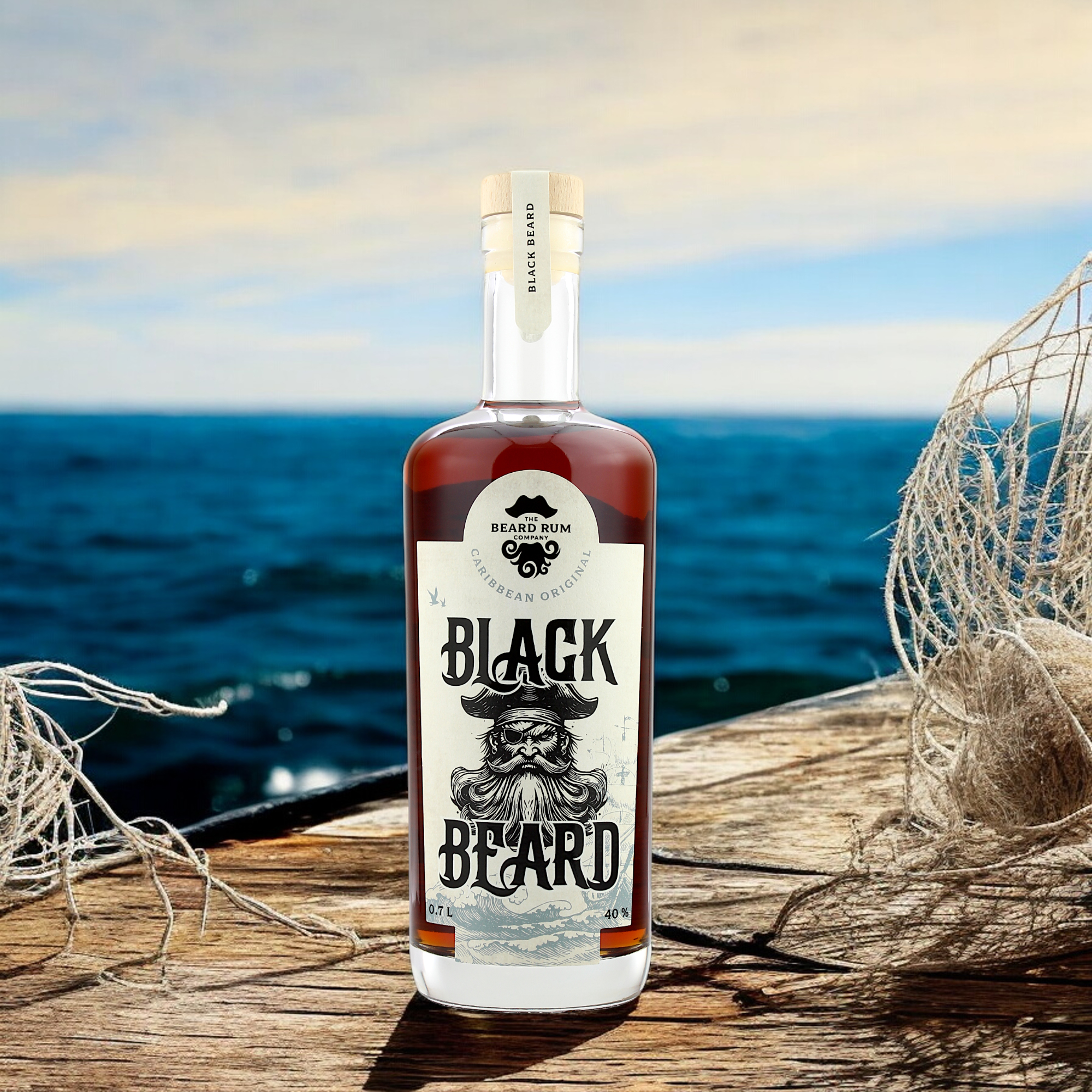 Blackbeard's Spiced Rum - The Beard Rum Company 40.0% 0,7l