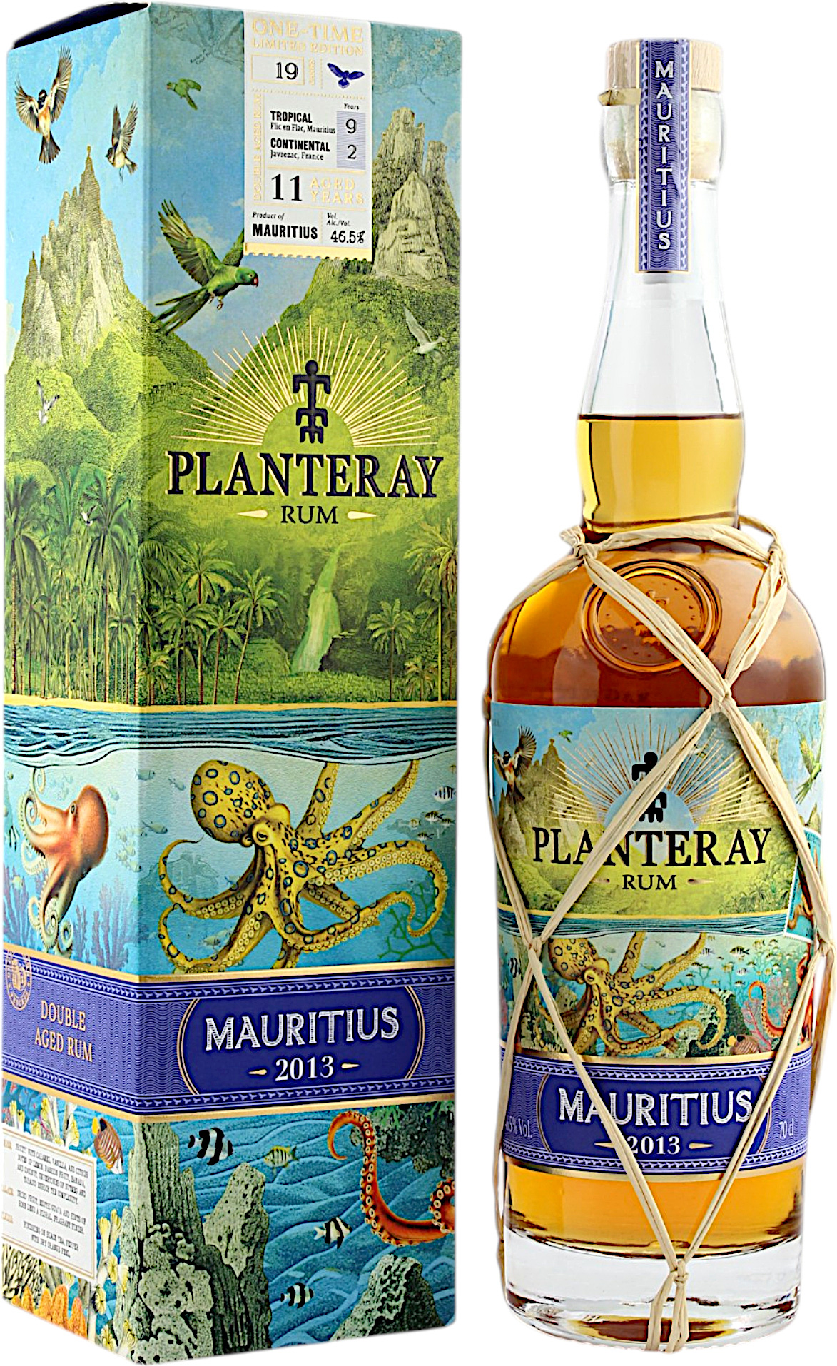 Planteray Rum Mauritius 11 Jahre 2013/2024 One-Time Limited Edition 46.5% 0,7l