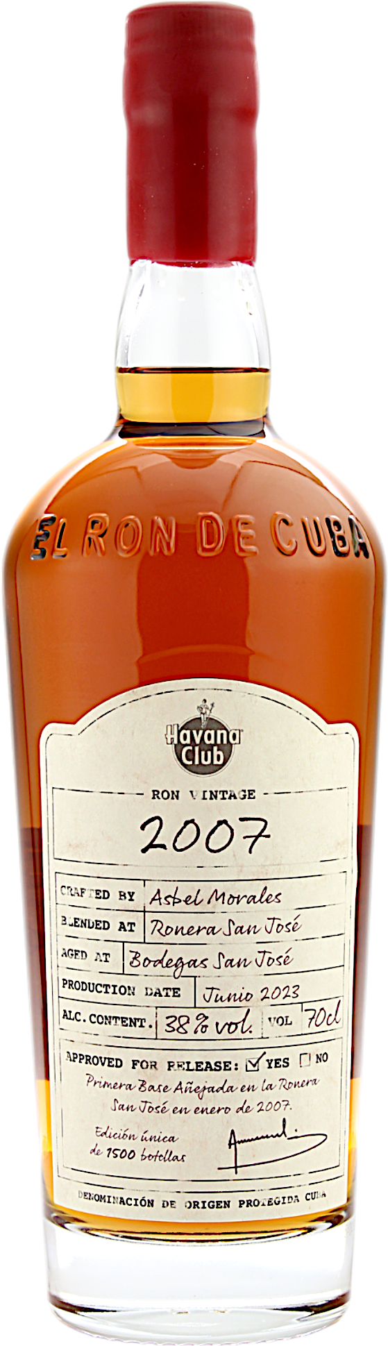 Havana Club Vintage 2007 Limited Edition 38.0% 0,7l