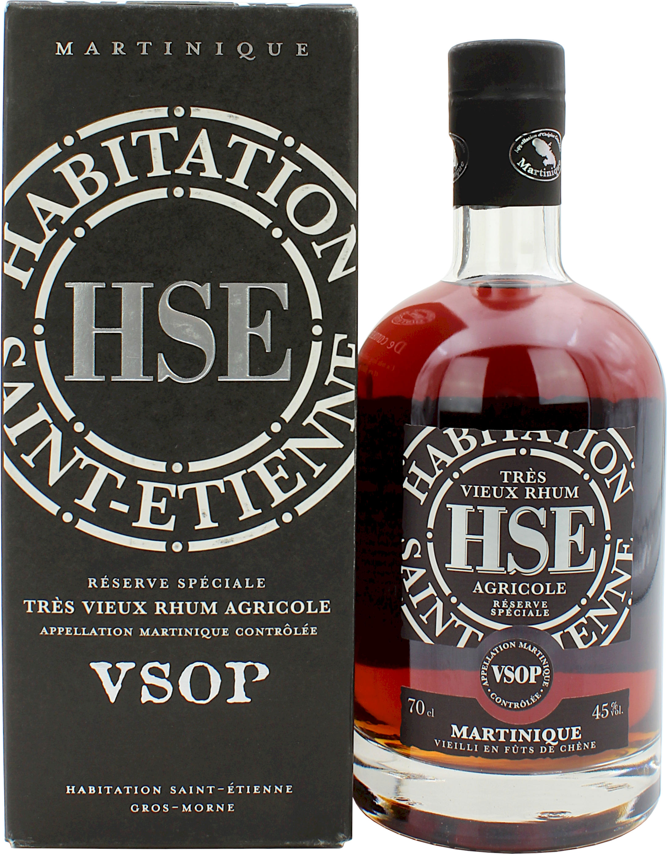HSE Tres Vieux Agricole VSOP Rum 0,7L (45% Vol.)