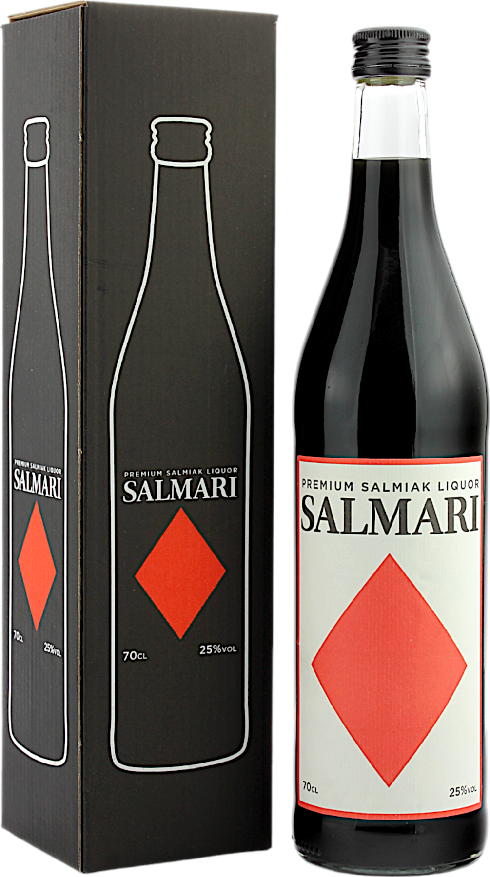 Salmari Premium Salmiak Lakritz Likör 25.0% 0,7l
