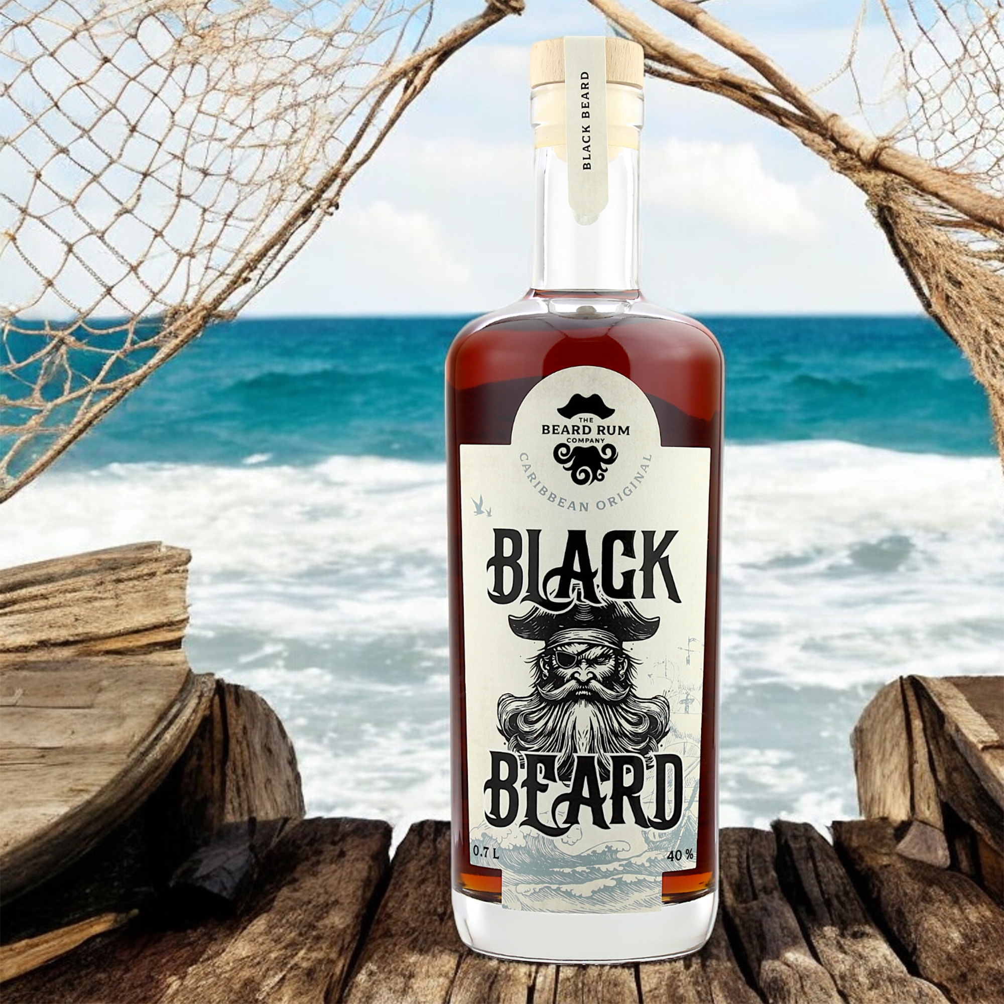 Blackbeard's Spiced Rum - The Beard Rum Company 40.0% 0,7l