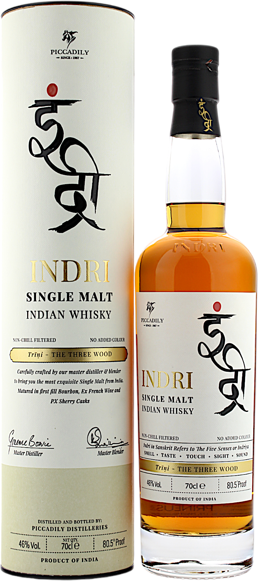 Indri Indian Single Malt 46.0% 0,7l