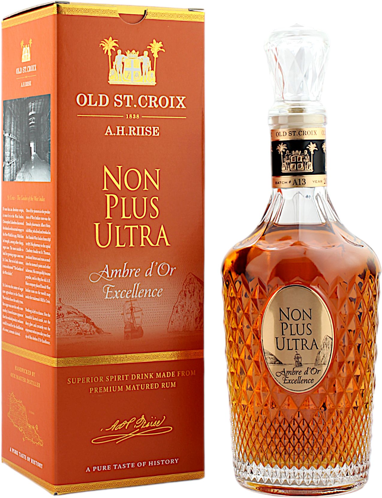 A.H. Riise Non Plus Ultra Ambre d'Or Excellence 42.0% 0,7l