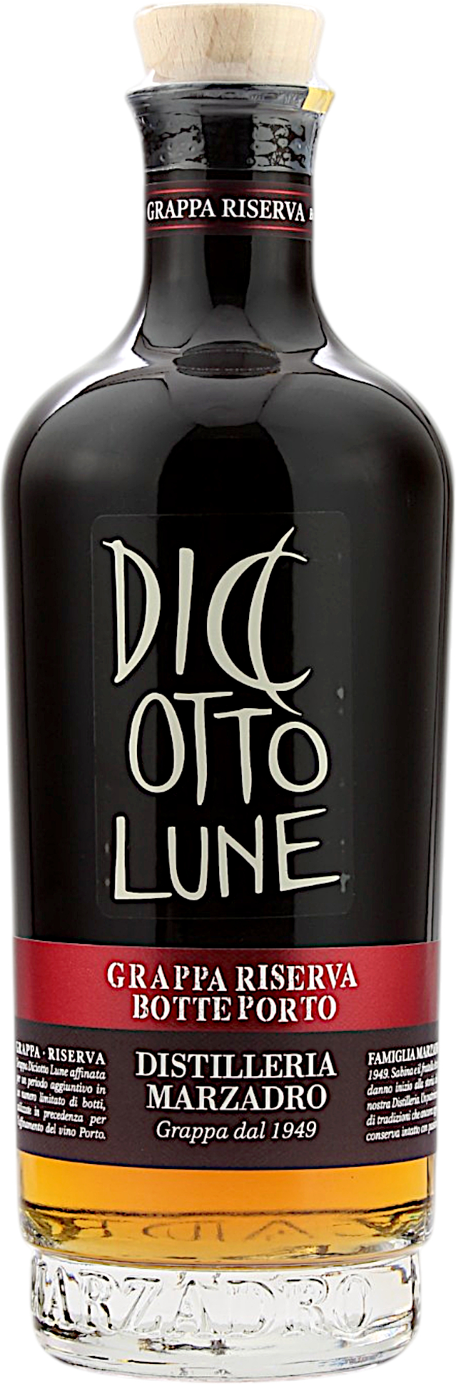 Marzadro Le Diciotto Lune Botte Porto Grappa 42.0% 0,7l