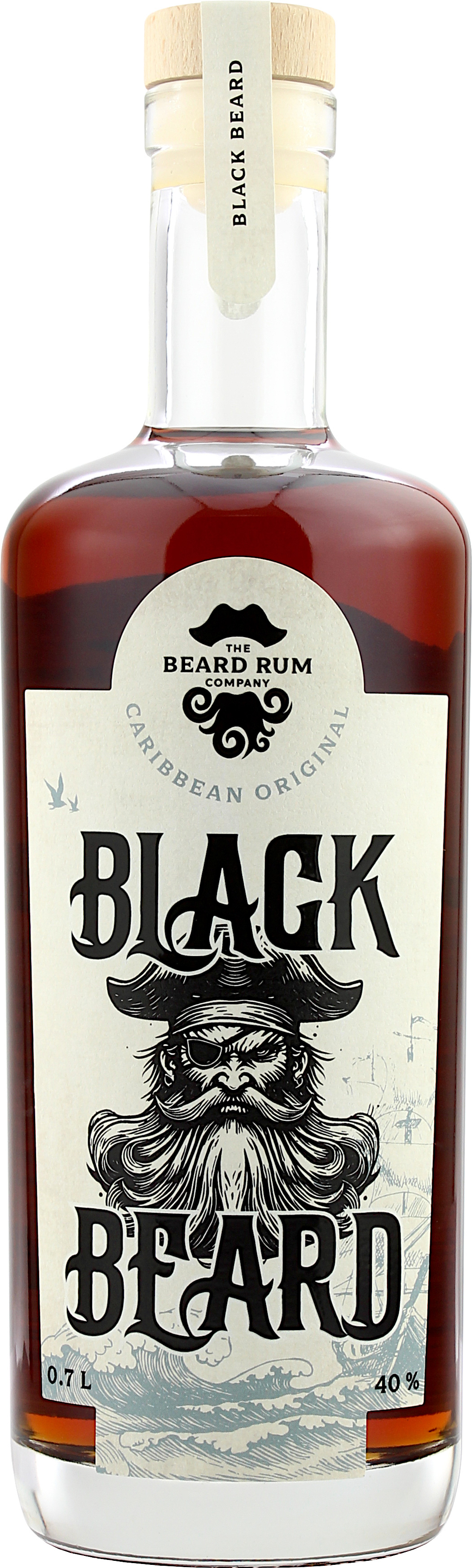 Blackbeard's Spiced Rum - The Beard Rum Company 40.0% 0,7l